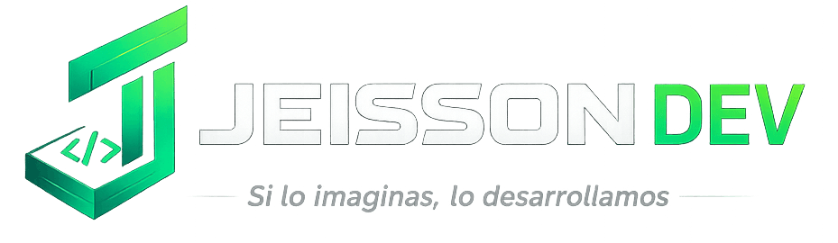 Jeisson DEV logo español modo oscuro